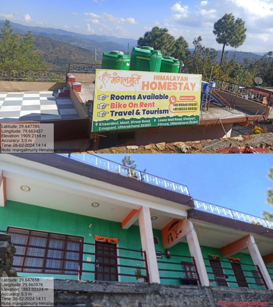 MangalMurti Himalyan Homestay Kasardevi Binsar Road Hawalbagh Dış mekan fotoğraf